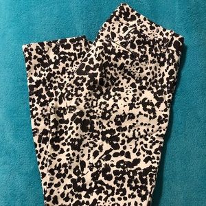 Snow Cat leopard favorite fit crop pant